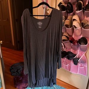 Heather Grey Torrid Skater Dress Super Soft Size 6